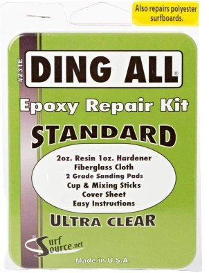 Ding All Standard Epoxy Surfboard Repair Kit - Clear