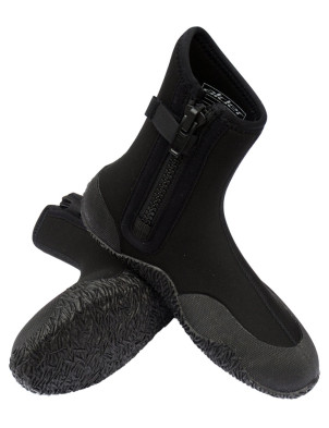 Alder Edge Zipped 5mm Wetsuit Boots - Black