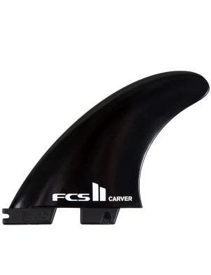 FCS II Carver Black Tri Fins Medium - Black
