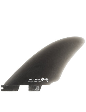 FCS II MB Split Keel PG Quad Fins - Smoke