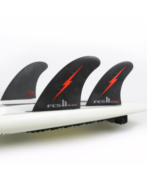 FCS II NF Big Wave G10 Paddle Tri Fins Large - Black