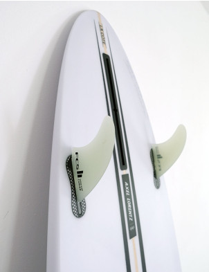FCS II Carver PG Quad Rear Fins Small - Clear
