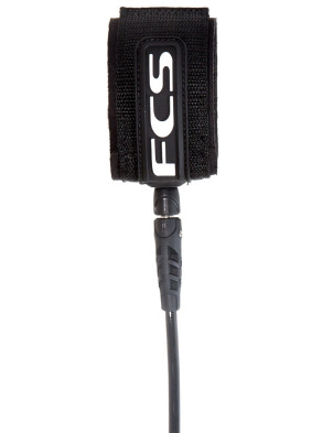 FCS Comp Classic surfboard leash 6ft - Black