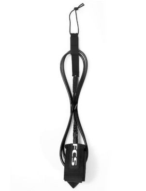 FCS Comp Classic surfboard leash 6ft - Black