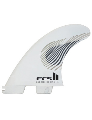 FCS II Gabriel Medina PC Tri Fins X Large - Black/White