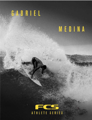 FCS II Gabriel Medina PC Tri Fins X Large - Black/White