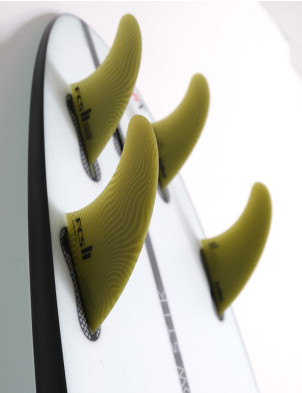 FCS II Carver Neo Glass Tri-Quad Fins Large - Eucalyptus