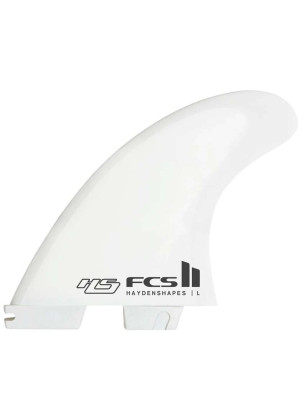 FCS II HS PC Aircore Tri Fins Large - White