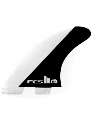 FCS II Mick Fanning PC Tri Fins Medium - Black/White