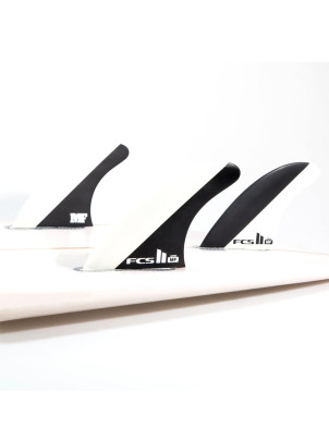 FCS II Mick Fanning PC Tri Fins Medium - Black/White