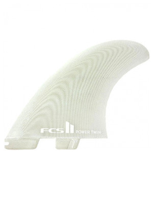 FCS II Power Twin PG twin fins X Large - Clear