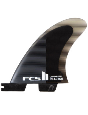 FCS II Reactor PC Quad Rear Fins Medium - Charcoal/Black