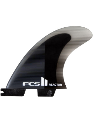 FCS II Reactor PC Tri Fins Medium - Charcoal/Black