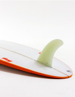 FCS II Single Fin PG 6.0 longboard fin - Clear
