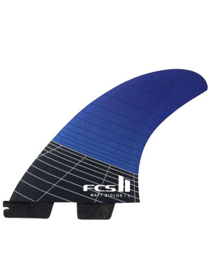 FCS II MB PC Carbon Tri-Quad Fins Large - Blue