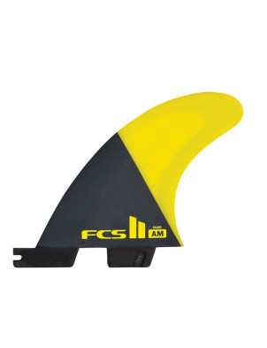 FCS II AM PC Quad Rear Fins Large - Yellow