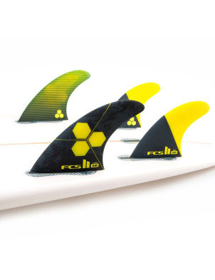 FCS II AM PC Quad Rear Fins Large - Yellow