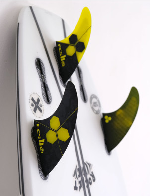 FCS II AM PC Aircore Tri Fins Large - Yellow