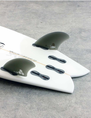 FCS II Channel Islands Keel PG Twin Fins Large - Smoke