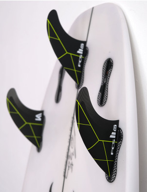 FCS II Kolohe Andino PC Tri Fins Large - Black/Acid