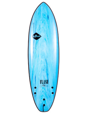 Softech Eric Geiselman Flash soft surfboard 6ft 6 FCS II - Aqua Marble