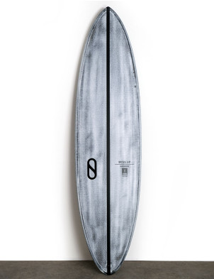 Firewire Volcanic Boss Up surfboard 6ft 10 Futures - White