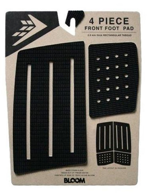 Firewire Front Deck 4 Piece Front Foot Pad - Black