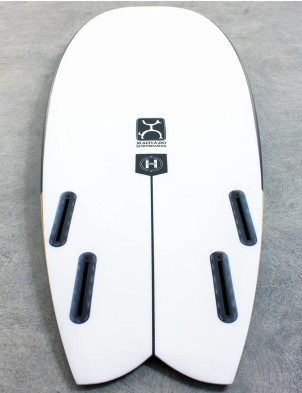 Firewire Helium Seaside surfboard 5ft 6 Futures - White