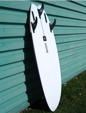 Firewire Helium Sweet Potato surfboard 5ft 6 FCS II - Limited Edition White Rail