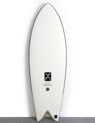 Firewire Helium Too Fish Surfboard 5ft 4 Futures - White