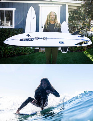 Firewire Helium Xtra Cado Surfboard 7ft 6 Futures - White
