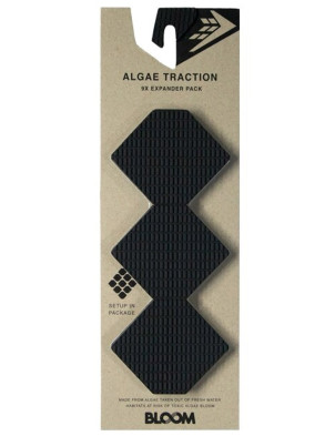Firewire Hex Expander Surfboard Traction Pad - Black/Grey