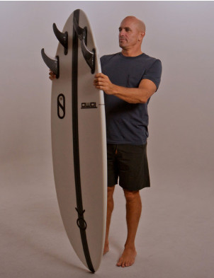 Firewire Ibolic 2.0 Mindcraft Surfboard 6ft 0 Futures - White