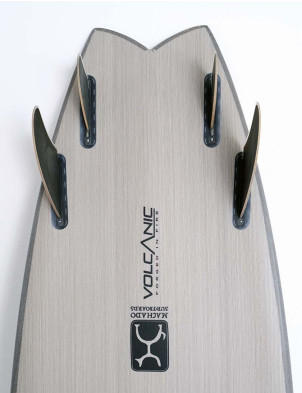 Firewire Repreve Volcanic Seaside surfboard 5ft 5 Futures - Grey
