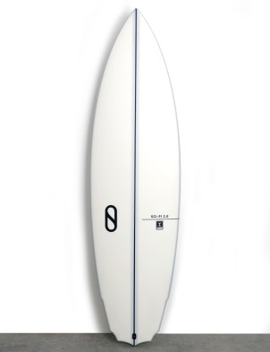 Slater Designs Ibolic Sci-Fi 2.0 surfboard 5ft 10 Futures - White