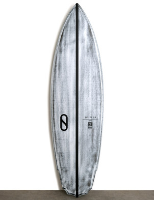 Slater Designs Volcanic Sci-Fi 2.0 surfboard 5ft 10 Futures - White