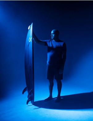 Firewire Spaceship Surfboard Proflex 5ft 10 Futures - White/Black