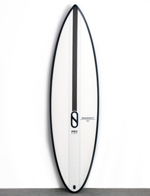 Firewire Spaceship Surfboard Proflex 6ft 6 Futures - White/Black