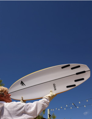 Firewire Helium Spun Honey Surfboard 6ft 4 Futures - White