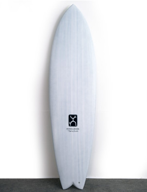 Firewire Thunderbolt Red Seaside & Beyond surfboard 6ft 8 Futures - White