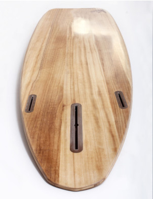Firewire Timbertek Gem surfboard 9ft 1 Futures - Natural Wood