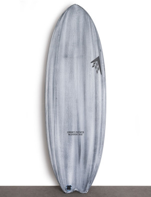 Firewire Volcanic Sweet Potato surfboard 5ft 10 Futures - Grey