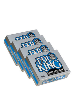 Far King Cool Water Wax Pack 4 Bars of surf wax - Cool water