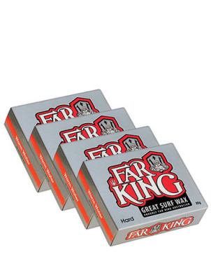 Far King Warm Water Wax Pack 4 Bars of hard surf wax - Misc