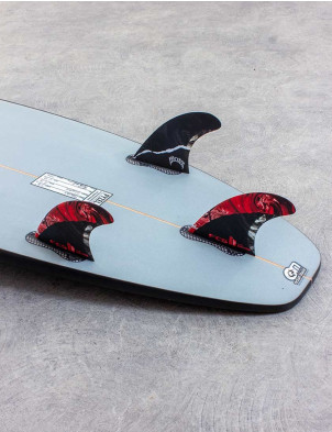 FCS II Matt Biolos PC Carbon Tri- Fins Large - Red