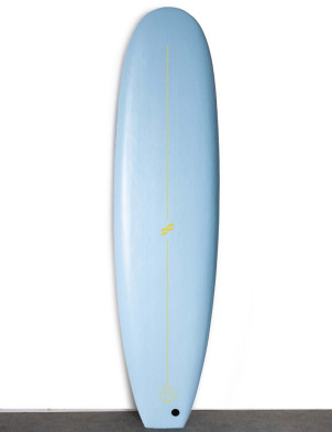 Foamie Shred Sled Soft Surfboard 7ft 6 - Pale Blue/Pale Blue