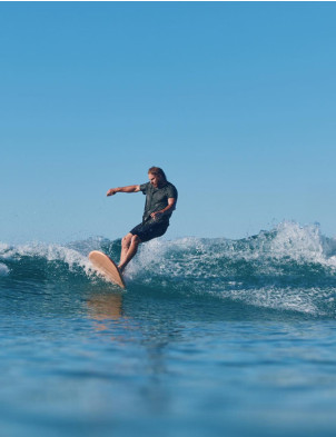 Foamie Wild Ride Soft Surfboard 6ft 0 - Black/Coral