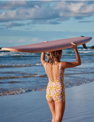 Foamie Shred Sled Soft Surfboard 7ft 6 - Coral/Coral