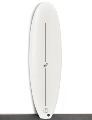 Foamie Wild Ride Soft Surfboard 6ft 0 - White/Sage
