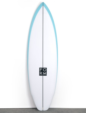 Form X Darchy Jet Surfboard 5ft 10 FCS II - White/Blue